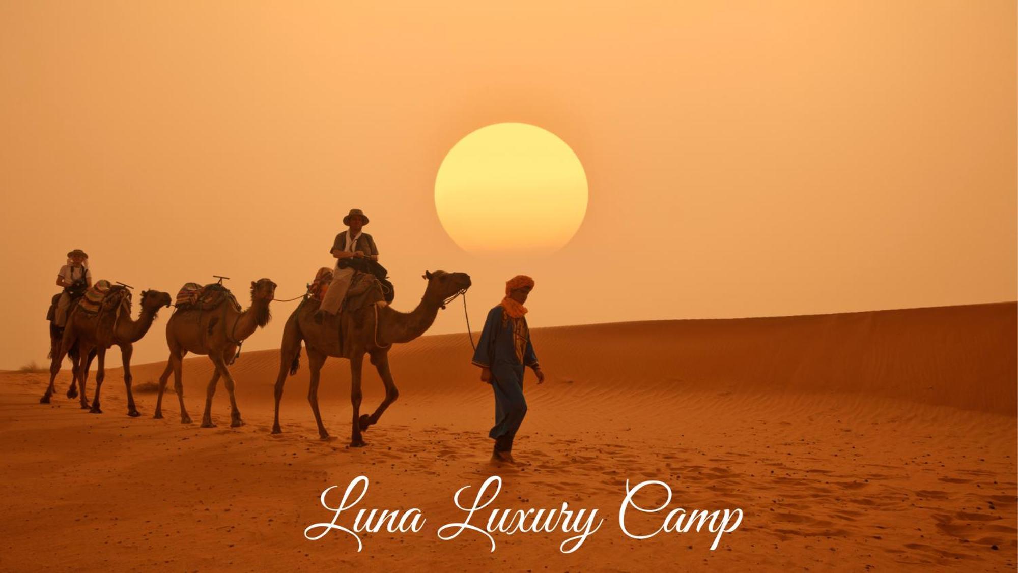 Luna Luxury Camp Hotel Merzouga Exterior foto